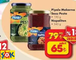 PİYALE MAKARNA SOSU NAPOLİTEN 340 G PİYALE MAKARNA SOSU NAPOLİTEN 340 G